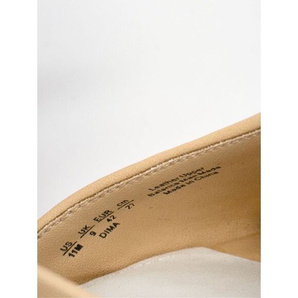 Franco Sarto Sandals Size 11 Nude Dima Heels Ankle Strap Block Heel Square Toe - Picture 10 of 11